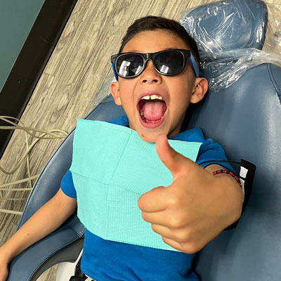 Happy dental patient Happy dental patient
